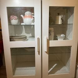 IKEA BRIMNES Cabinet With Glass doors