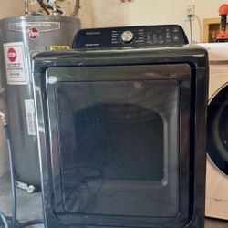 Samsung 7.4 cu ft Electric Dryer (DVE45T3400V) – Black Stainless