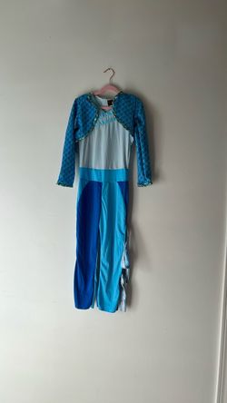 Blue Genie Princess Girls Costume