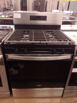 Whirlpool 30" 4 Burners Freestanding Gas Range With No Preheat 