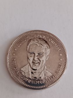 Vintage Coin. The King. Elvis Presley coin.