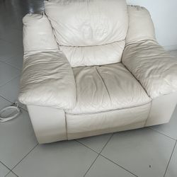 Italian leather armchair