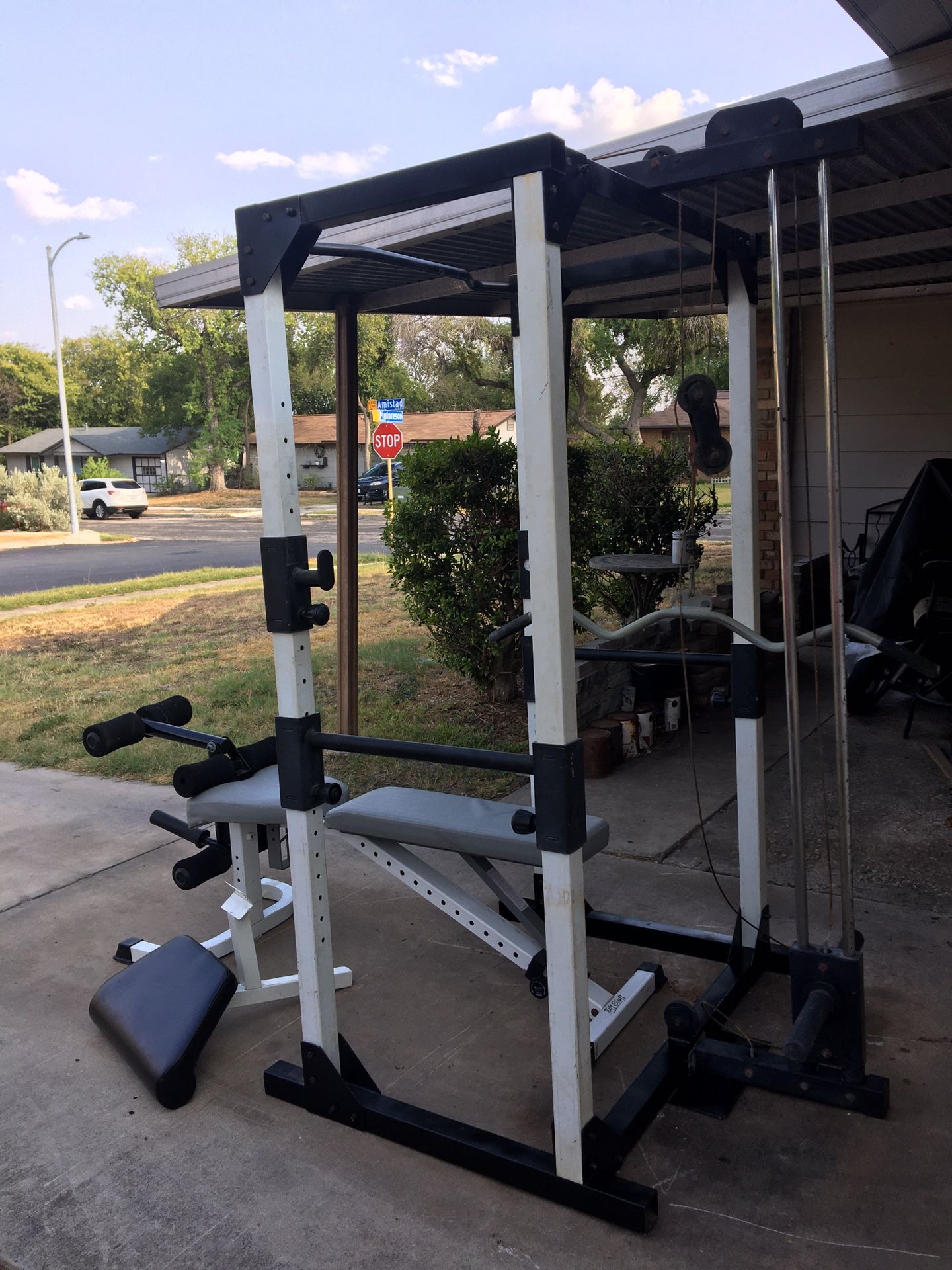 Weider pro xt75 squat rack sale