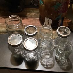 Jars 16 oz  set of 7