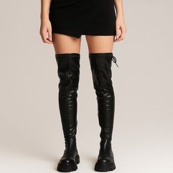 Brand-New DREAM PAIRS Over-The-Knee Thigh-High Platform Boots w/Chunky Lug Sole