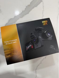 4K DashCam Three Channels