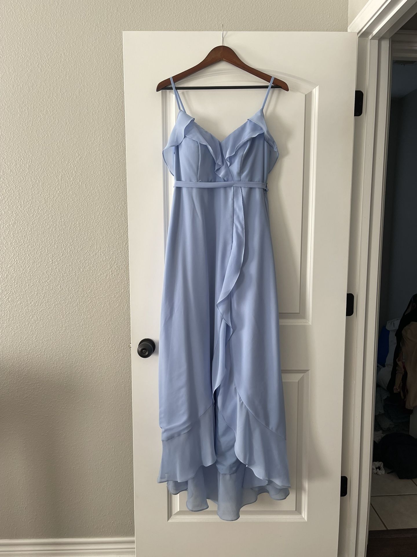 Baby Blue Bridesmaid Dress