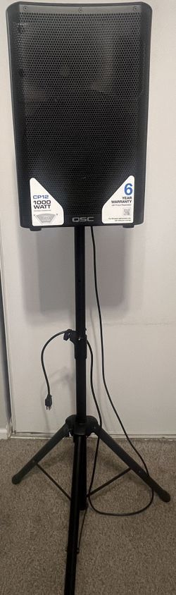 QSC CP12 1000-Watt 12" 2-Way Full Range Compact Powered Loudspeaker