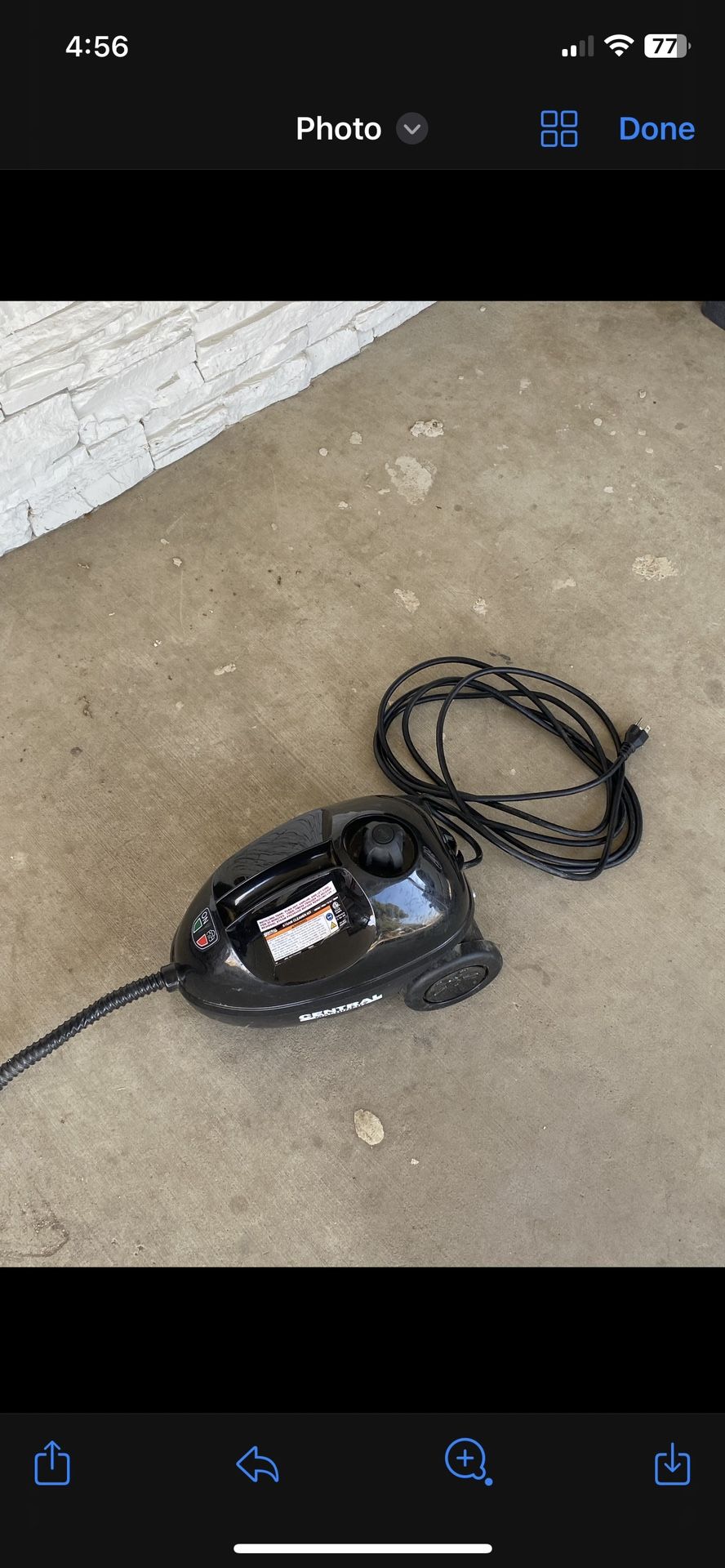 Steamer From Harbor Freight