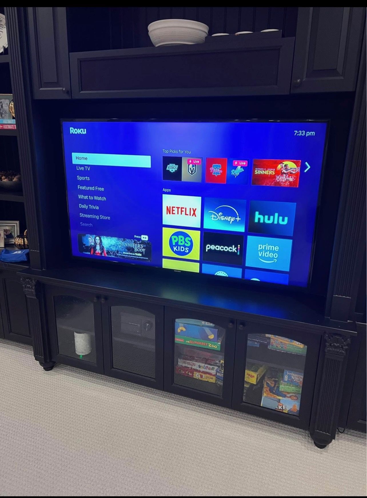 Samsung 65 Inch Tv W/remote 