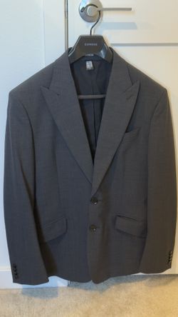 Express 40S Slim Charcoal Grey Suit Jacket
