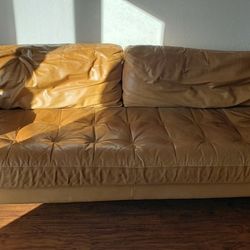 Aniline Leather Couch 