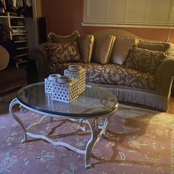 Skirted Sofa, loveseat and Chair