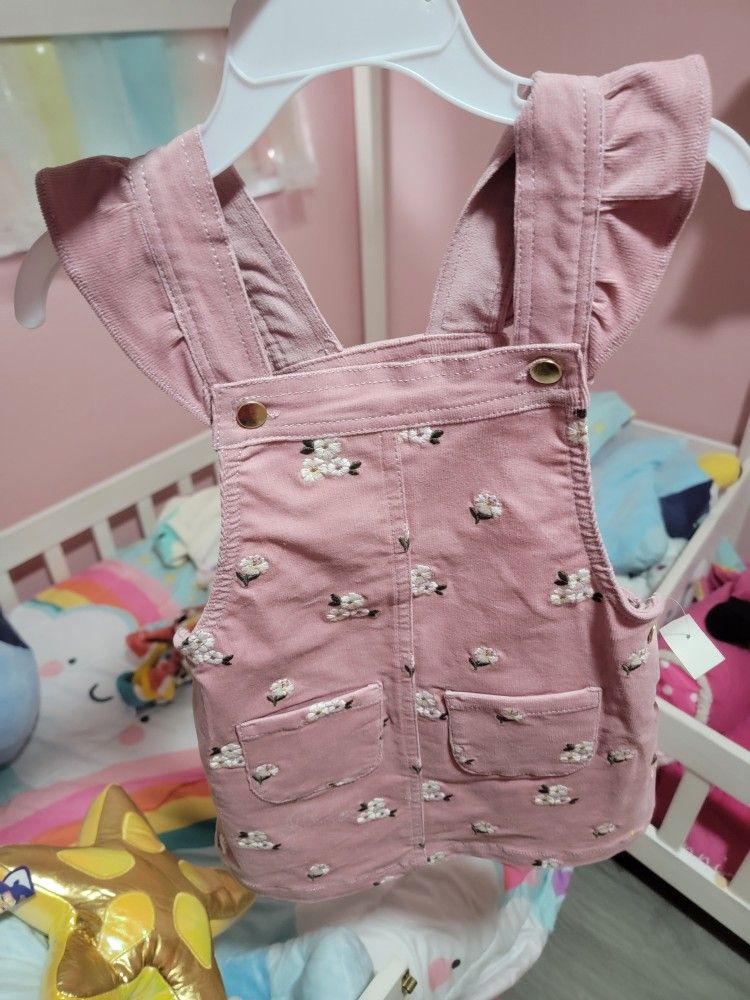 New 3t Toddler Girl Overall 