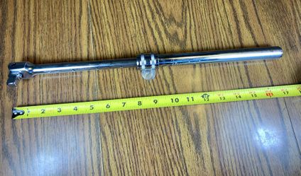 Duralast 1/2” Drive Socket Wrench, Sliding Adjust 11” To 17” Breaker Bar 51-213