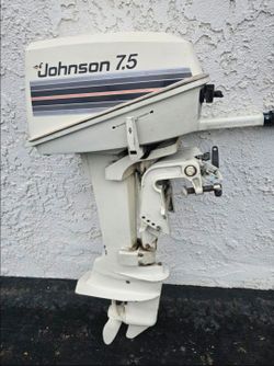 Outboard motor jhonson 7.5