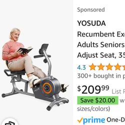 YOSUDA Recumbent Exercise Bike RC-PRO NEW 