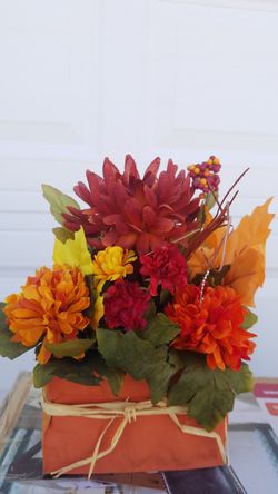 Fall flower decoration