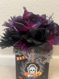 Halloween Artificial Flower Arrangement