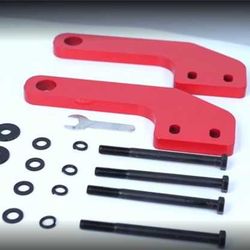 4PCS Front and Rear Black Tow Hooks Rescue Replace for T-acoma 2024-2026 Heavy-Duty Steel Bolt-On Recovery Points, Rust-Resistant Coating ,Off-Road Re