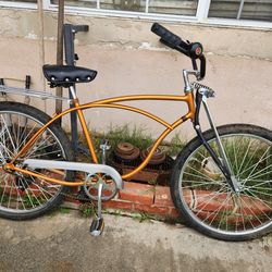 Vintage 80's Custom Coppertone Schwinn "26 Beach Cruiser "In Excellent Condition " Can Deliver in the Area