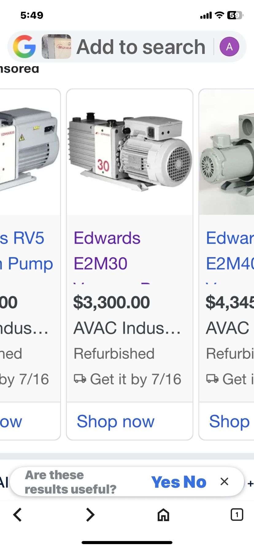 Edwards E2m30