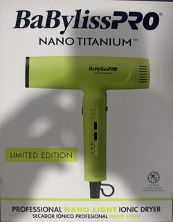 BabylissPro Nano Titanium Nano Light Ionic Dryer BNTC9200NY