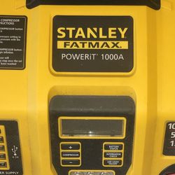 Stanley, Fatmax Professional Battery Jump Starter w Air Compressor Power Station