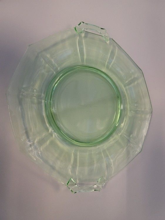 This is a Vintage Imperial Glass Molly Handled Serving Plate Sale