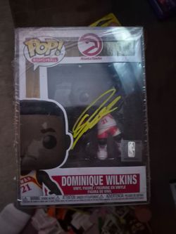 Dominique Wilkins autographed funko