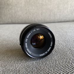 Canon 50mm 1.8 FD Mount