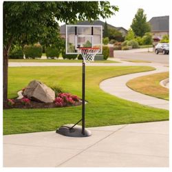 Adjustable Youth Portable Basketball Hoop, 30 inch Polycarbonate 