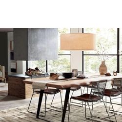 Crate & Barrel Yukon Dining Table w/6 Chairs