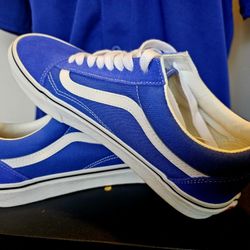 Vans Shoes Dodger Blue Color