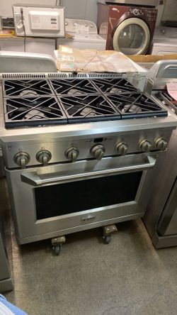 36” GE MONOGRAM SIX BURNER Gas 