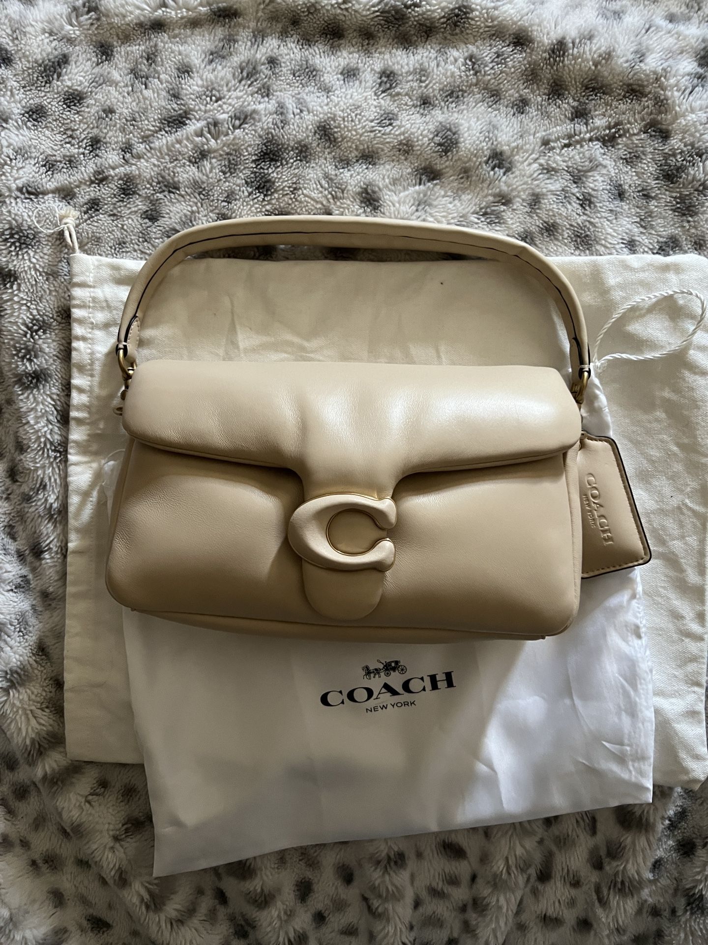 Cream Handbag From Coach
