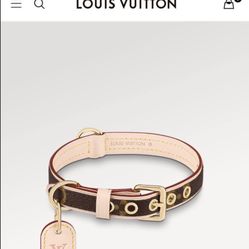 Louis Vuitton Dog Collar 