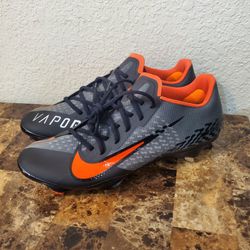 Nike React Vapor Baseball Cleats Ultrafly Elite 4 Black/Orange Men's Size 12