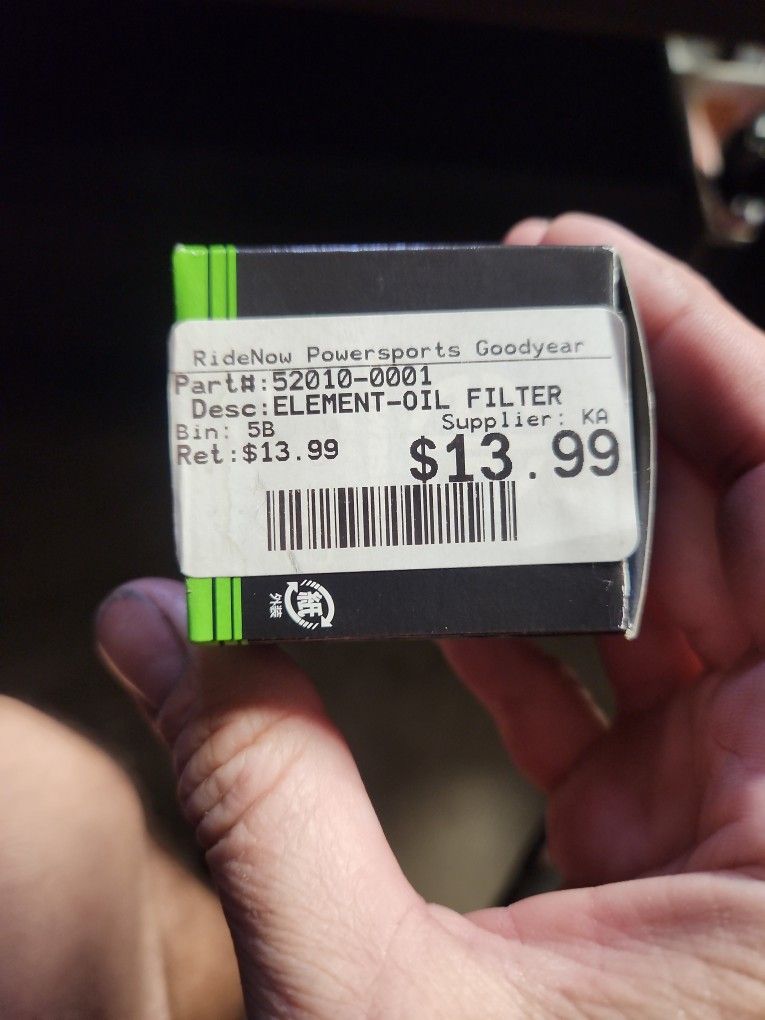 Kawasaki Oil Filter 