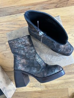 Free People Ruby Platform Ankle Leather Boots