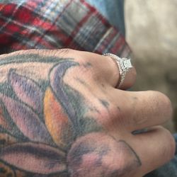 Halos Cut Diamond Engagement Ring