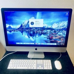 Apple iMac Slim 5K Retina 27” 2014 A1419 32GB 3.12TB Fusion Core i7 4GHz With Keyboard & Mouse Grade D
