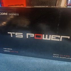TS power 1800.4 Amplifier  100 X 4 Rms