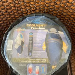 Sleepcell Coolvent Premium XL Sleeping Bag Blue And Gold