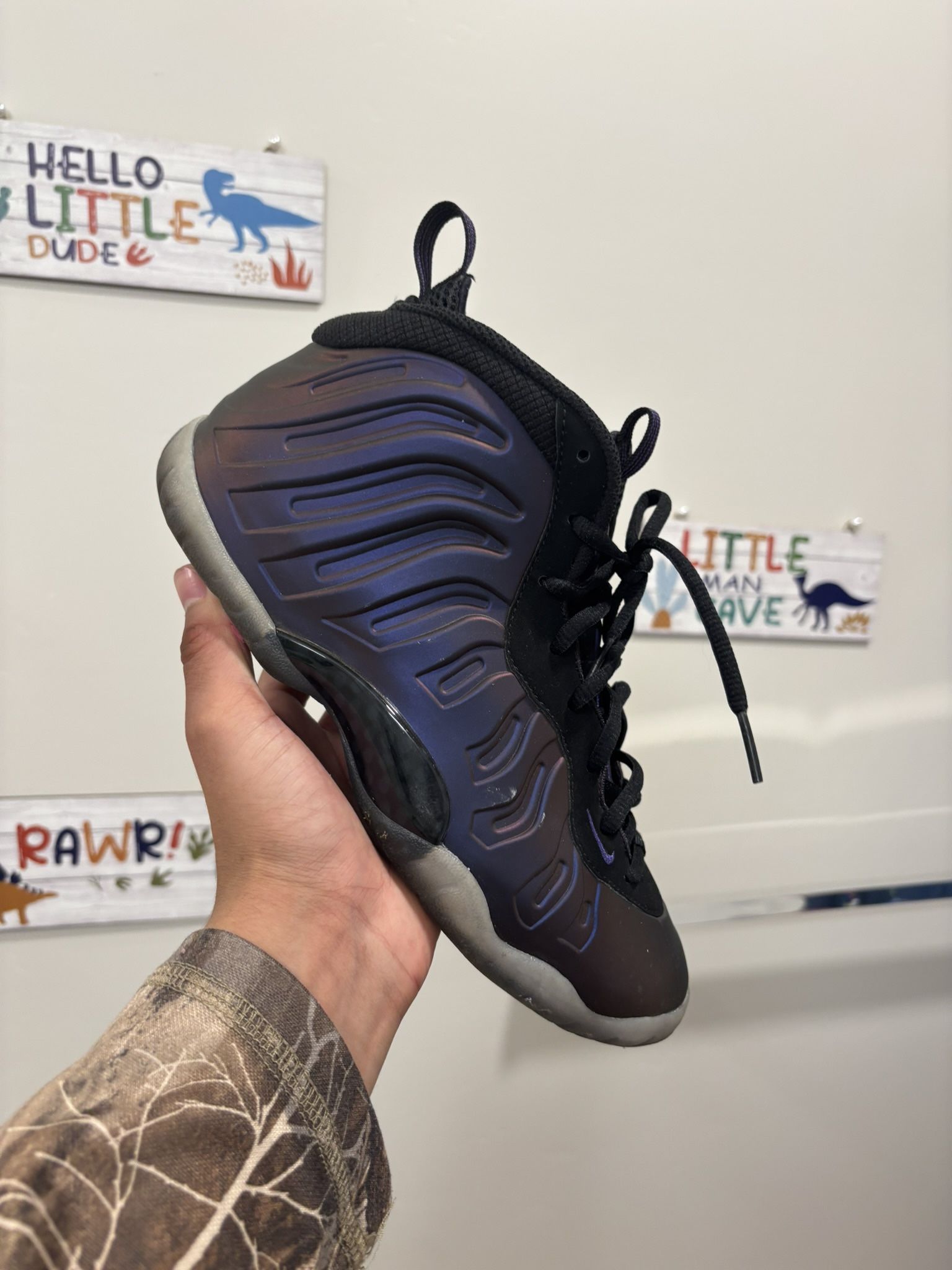 Nike Little Posite One “Eggplant”