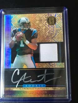 Cam Newton auto jersey rc