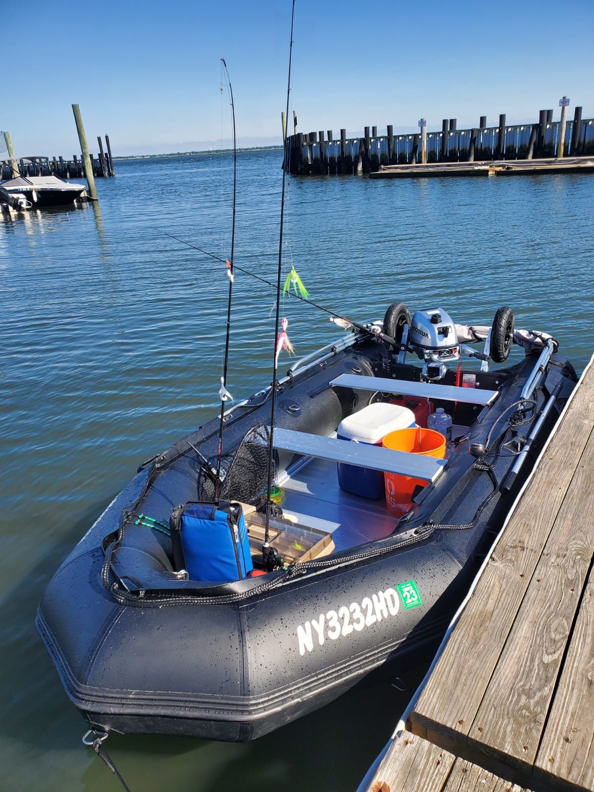 2019 Bris 12.5 ft boat with 1.2mm pvc material