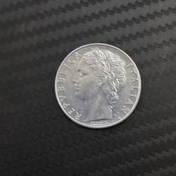 1978 Italian L100 Lira Silver Coin