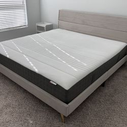 King Size Bed Frame and Mattress 