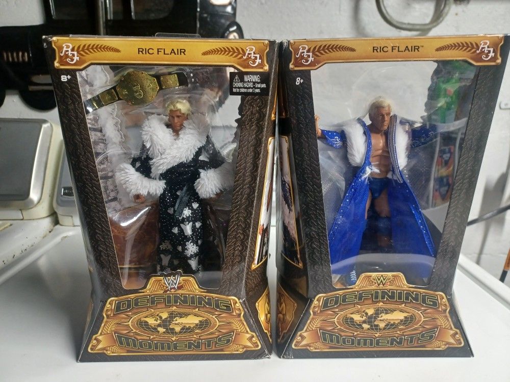 WWE Ric Flair Defining Moments Action Figures